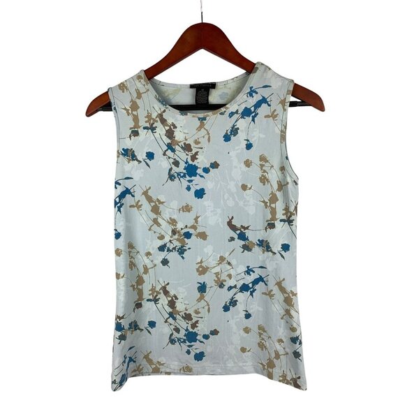 The Limited Womens Floral Sleeveless Top M Nylon Spandex - Picture 1 of 4